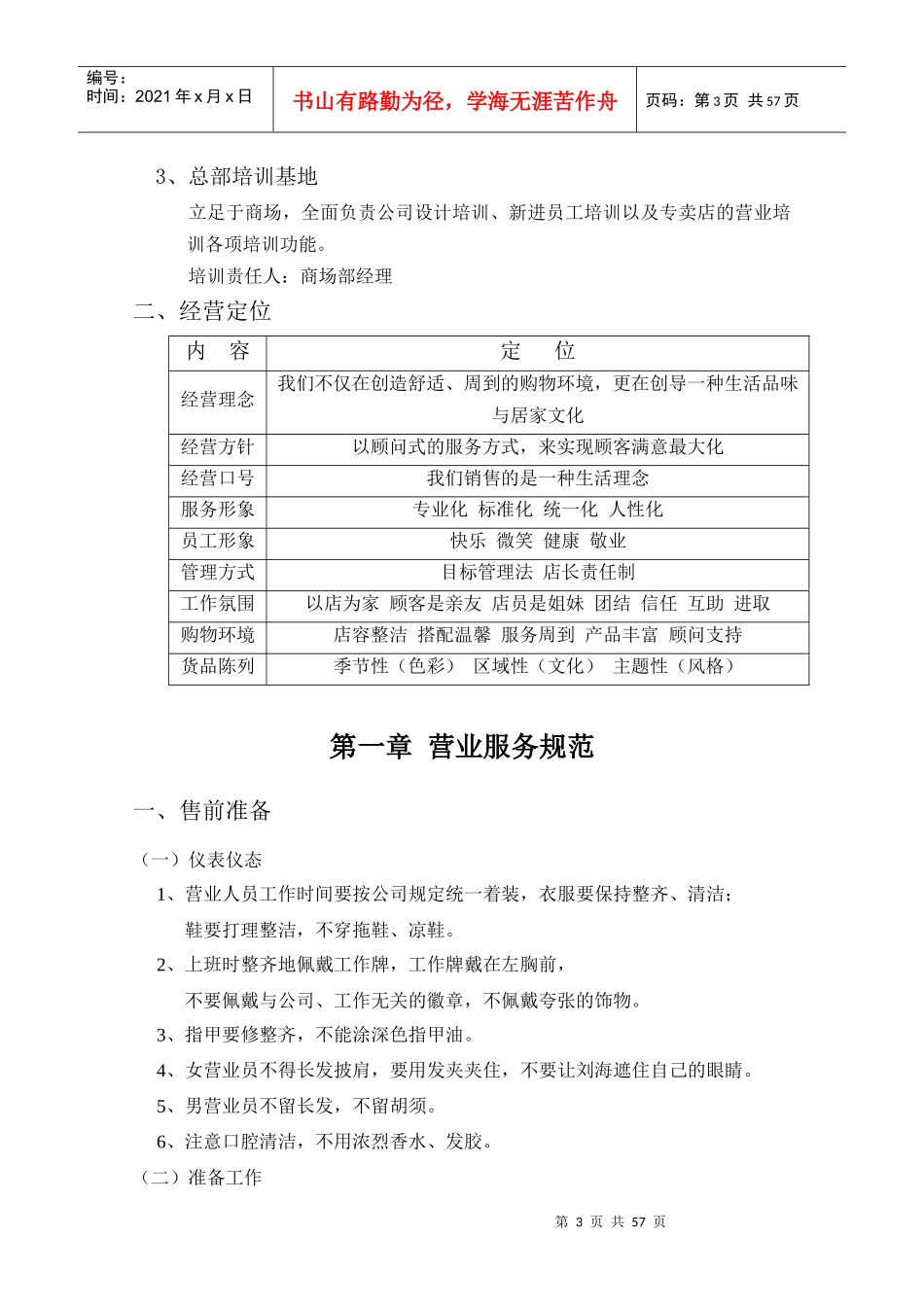 某连锁布艺专卖经营管理手册_第3页