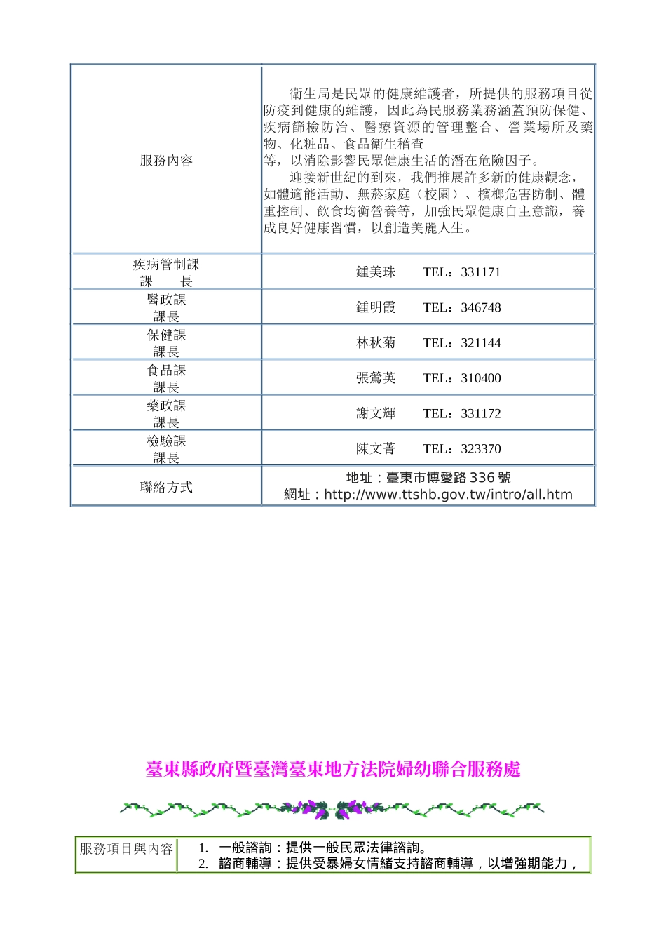 台东县社会福利资源联系网络_第3页