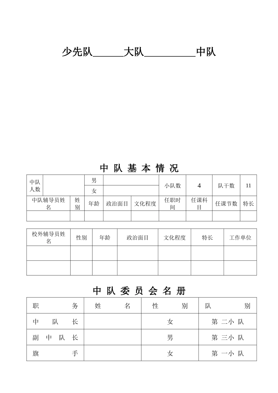 少先队中队工作手册范本_第2页