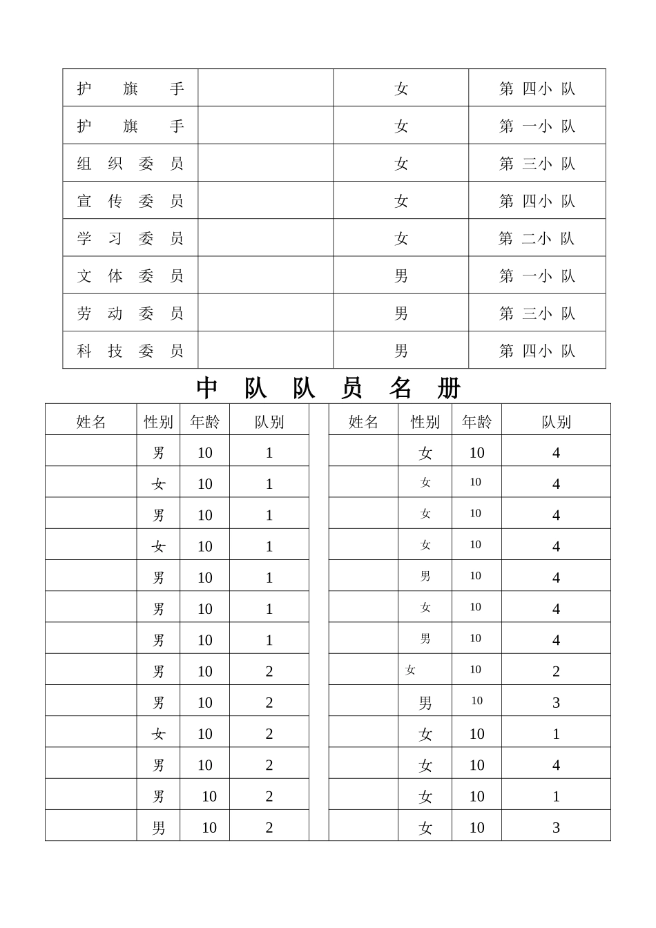 少先队中队工作手册范本_第3页