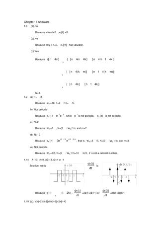 (完整版)信号与系统奥本海姆_习题答案