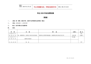 某集团年度论坛策划案