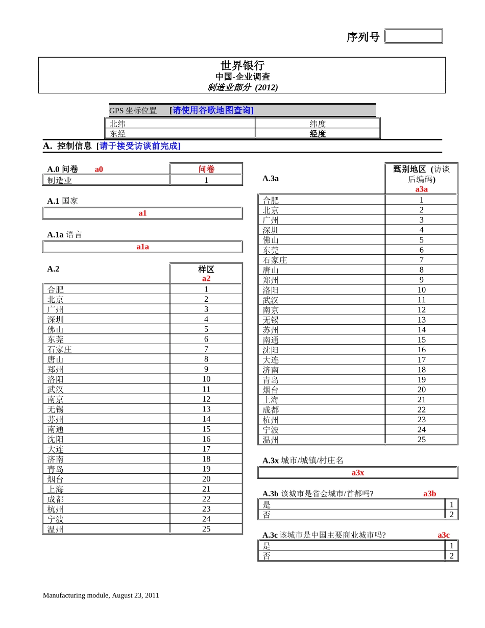 格罗贝斯世行项目制造业_第1页
