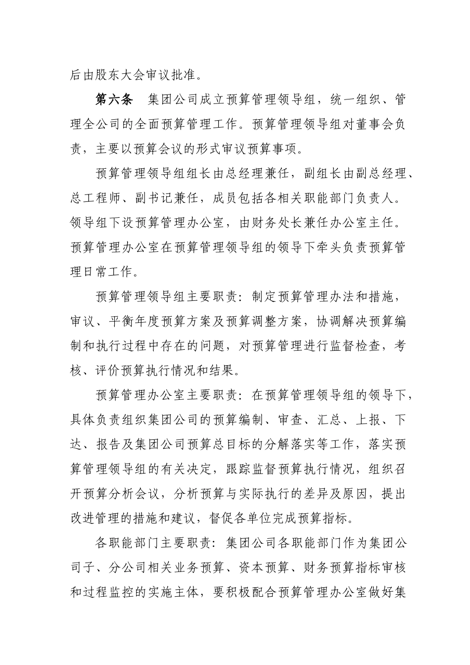 某集团公司预算管理办法_第3页