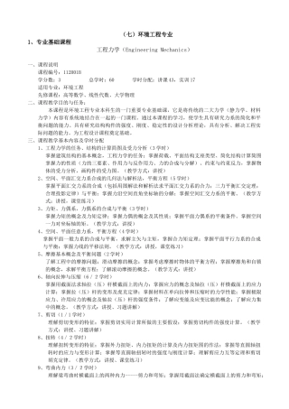 人力资源-(七)环境工程专业