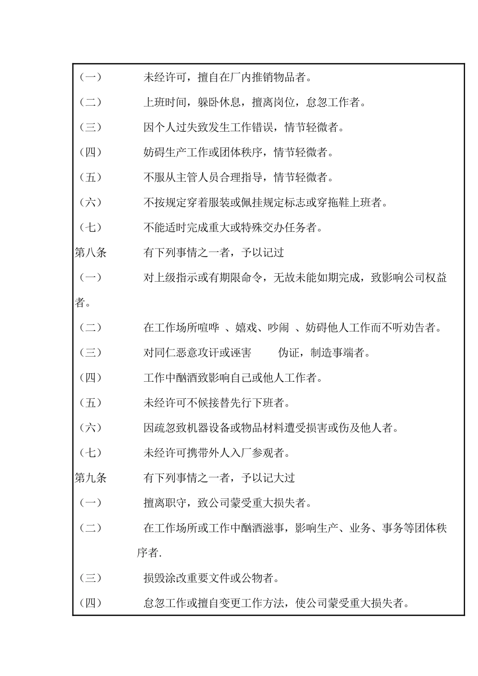 人力资源-20奖惩规定Ｂ_第3页