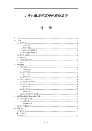 某项目可行性研究分析报告