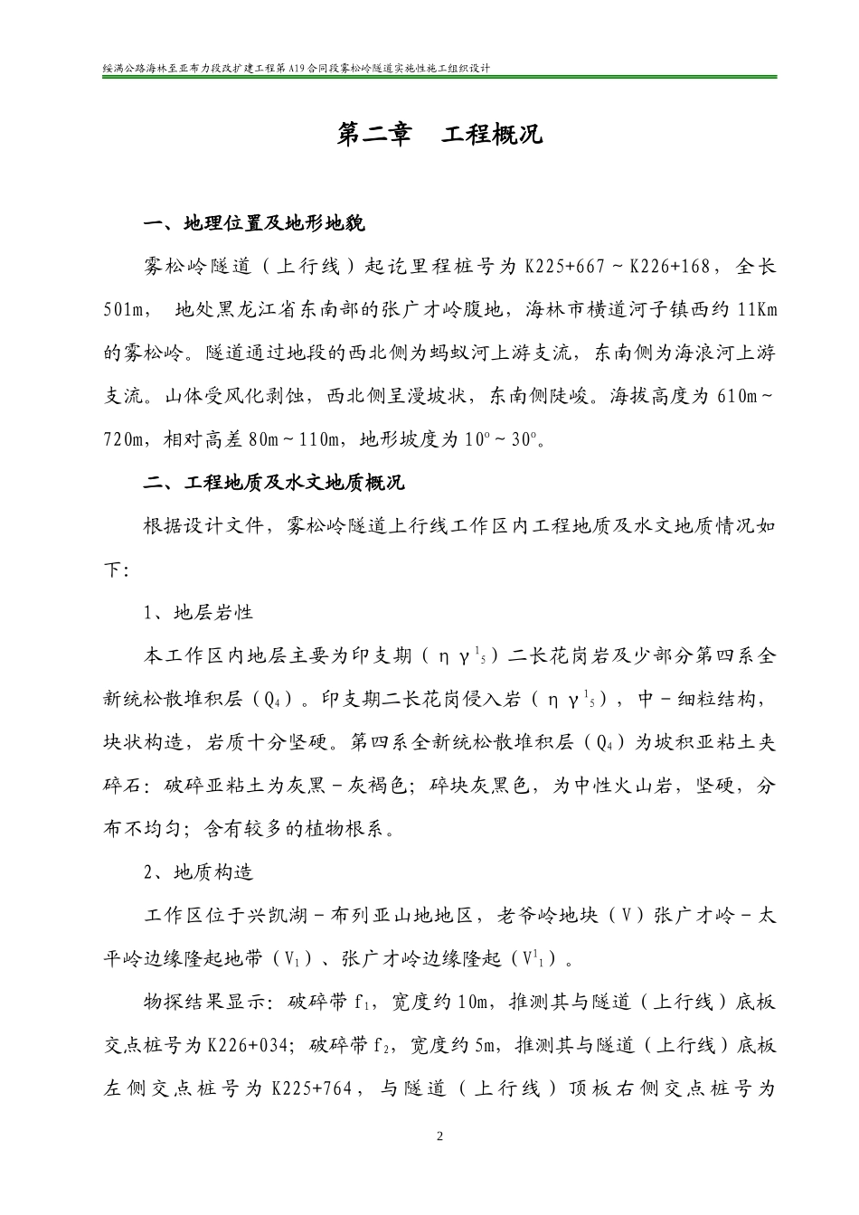 某隧道实施性施工组织设计_第2页