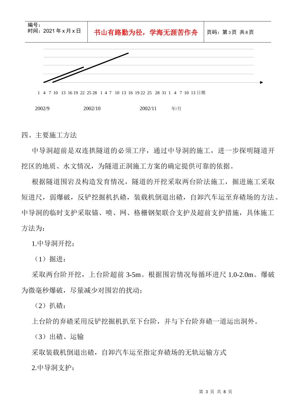 某隧道开挖施工组织设计_第3页