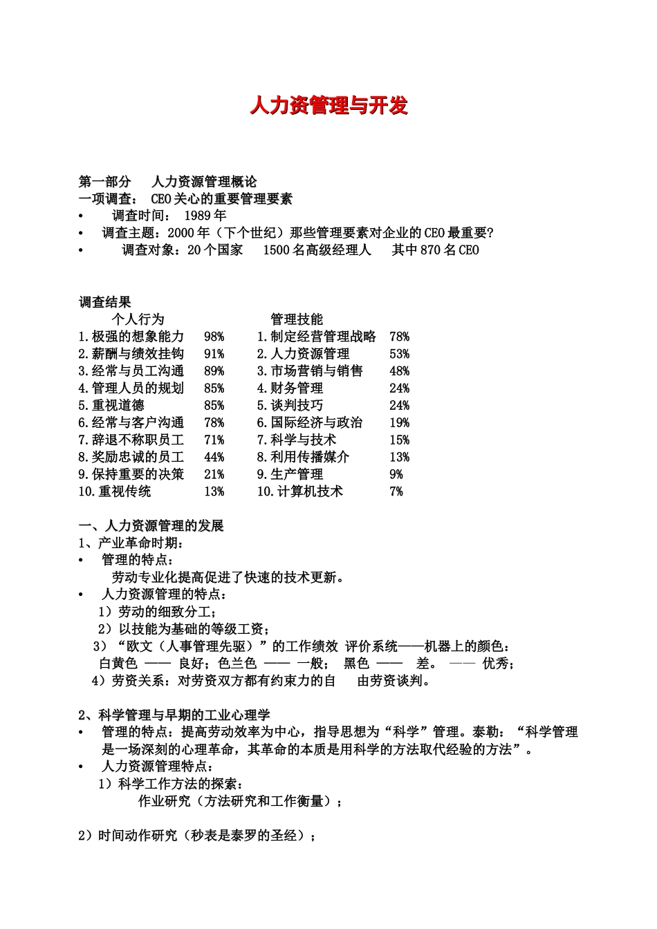 中人网----人力资管理与开发_第1页