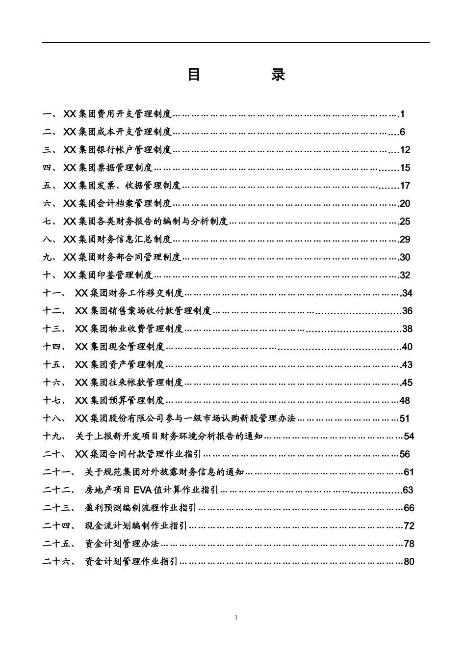某集团股份有限公司财务管理制度汇编(DOC 85页)_第2页