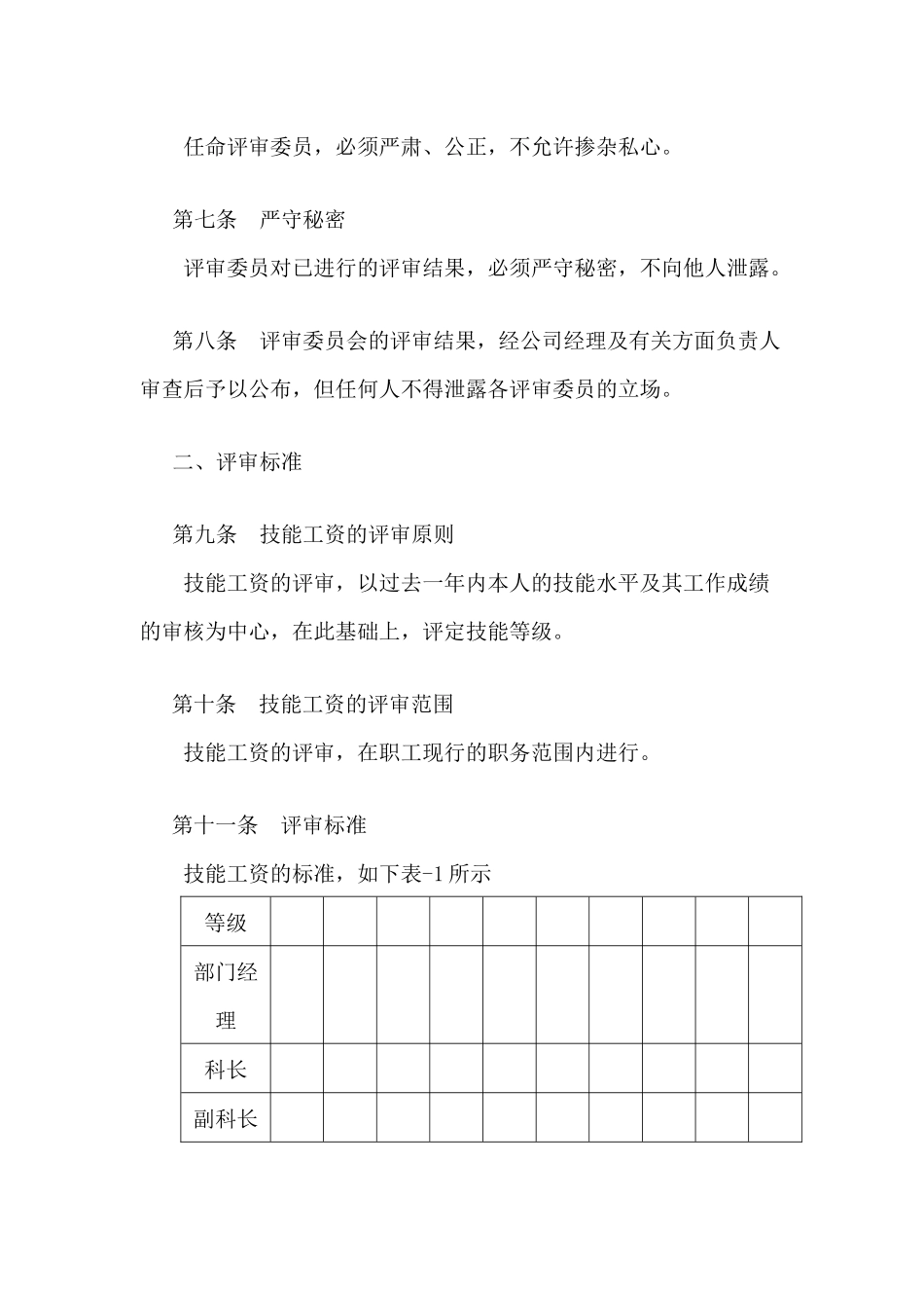 四、技能工资管理规定_第2页