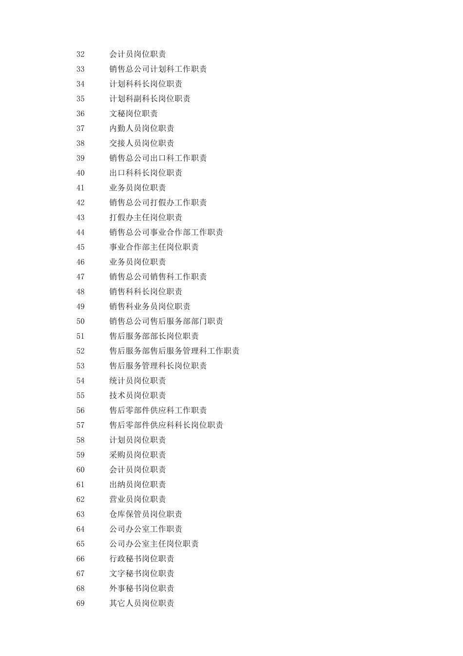 制造生产型企业所有岗位大全_第2页