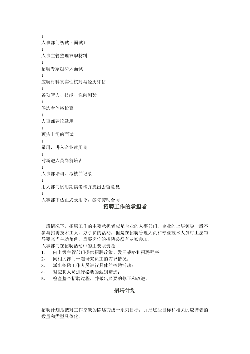 人员招聘录用程序与策略_第2页