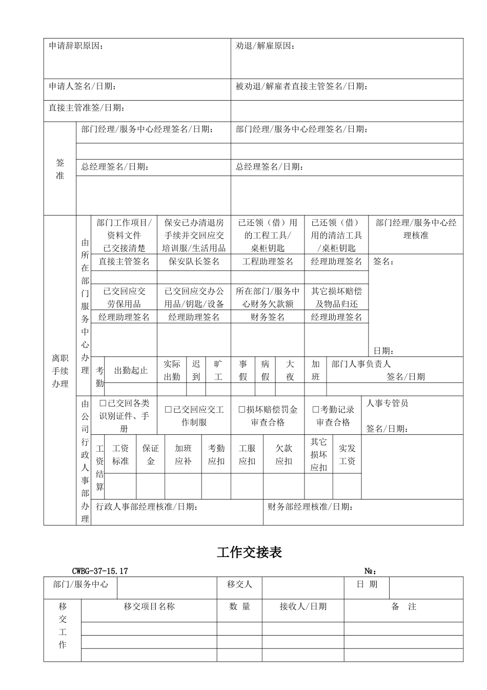 人力资源-HR常用表格资料大全(惊喜版)_第2页