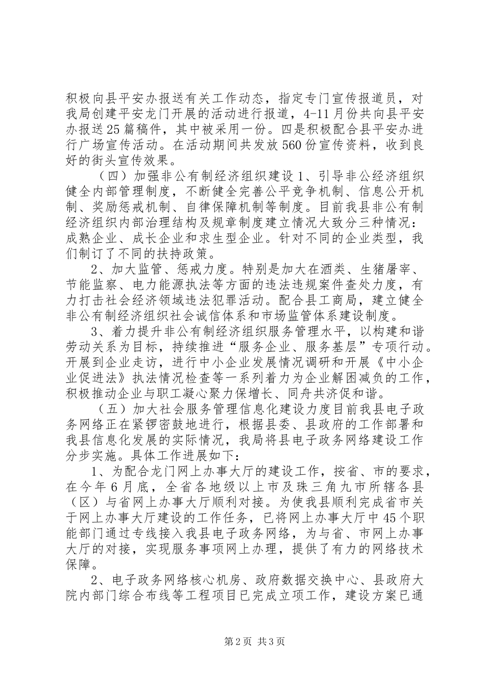经信局平安工作总结_第2页