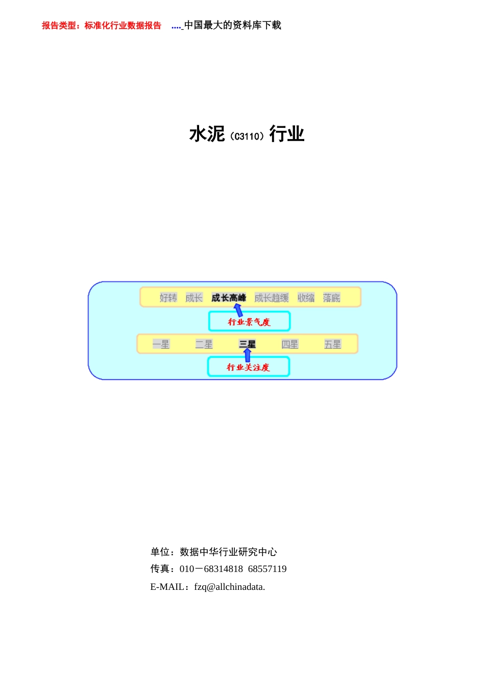 水泥制造行业报告_第1页