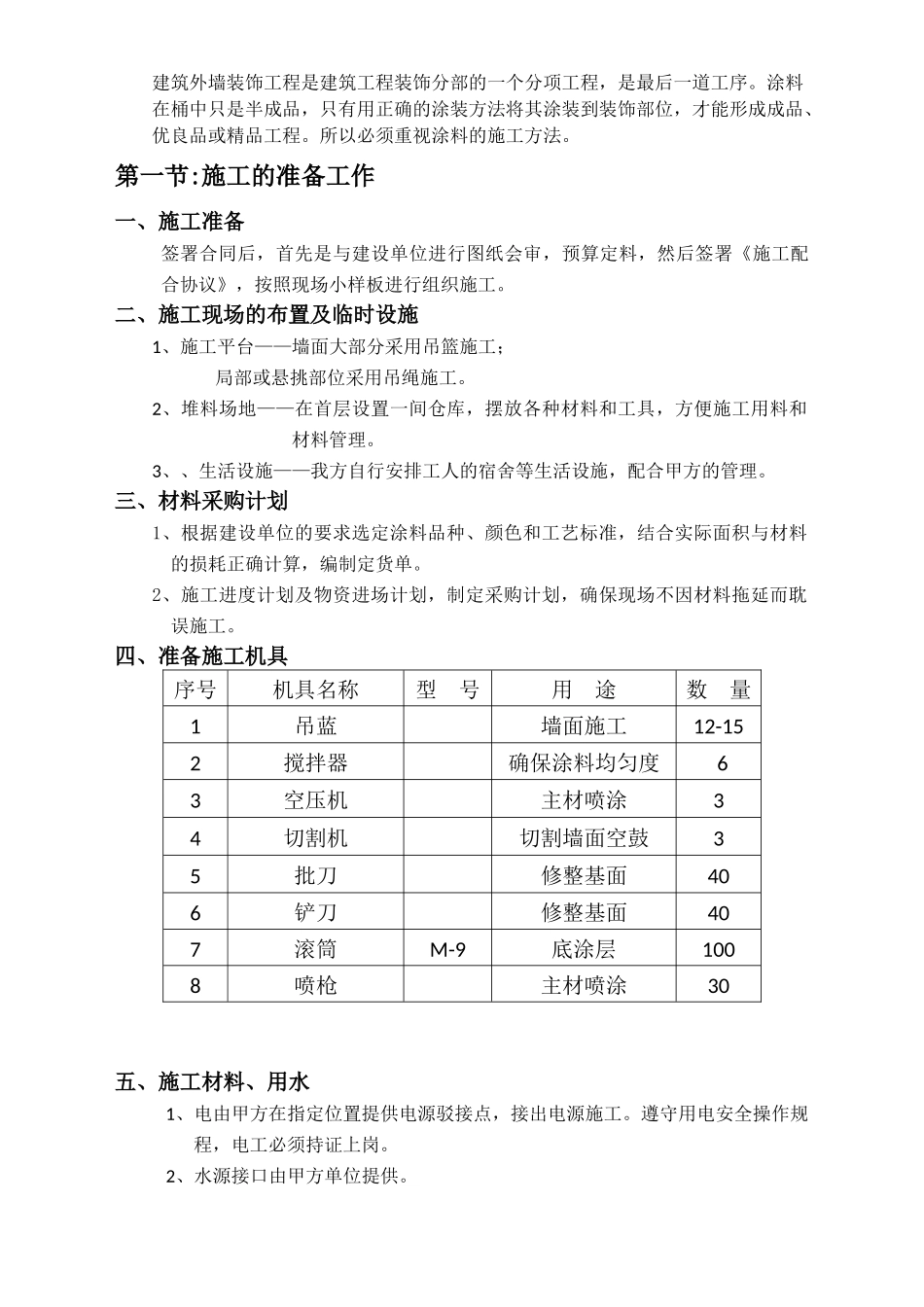 外墙真石漆装饰施工方案培训资料_第2页