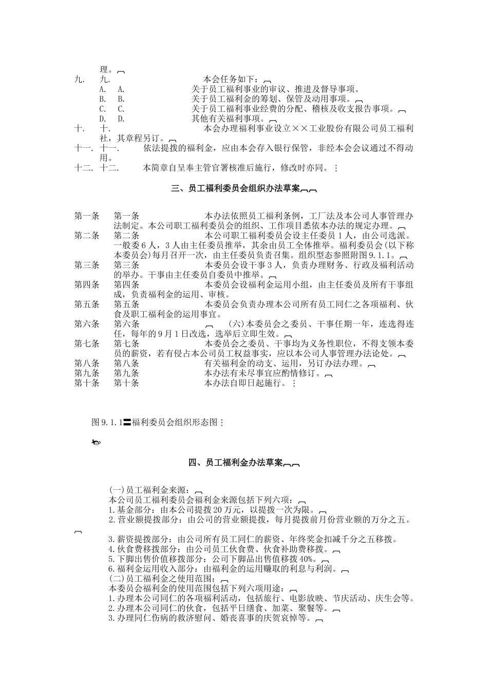 员工福利组织管理章程_第2页
