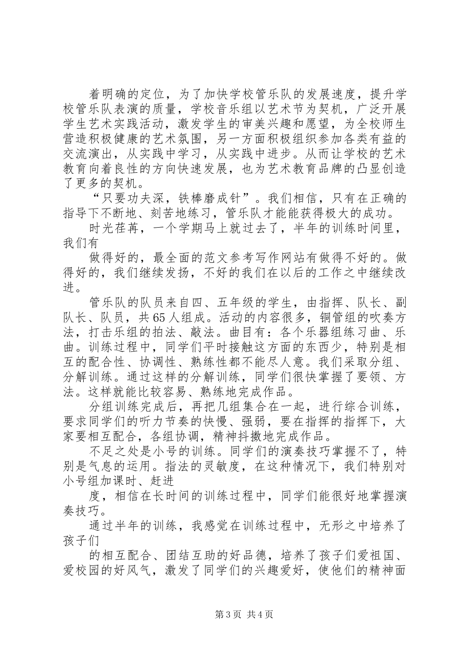管乐团活动总结_第3页