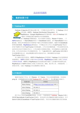 尚学堂hadoop大数据培训Hadoop安装配置(每一小步都写得