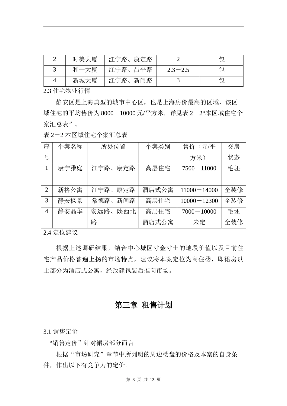 江宁路项目可行性研究-装修房(1)_第3页