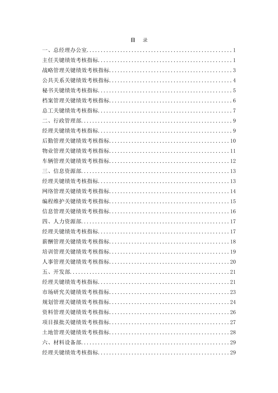 人力资源-KPI关键绩效考核指标库-中层(78页)_第2页