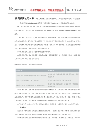 梅高品牌生态体系