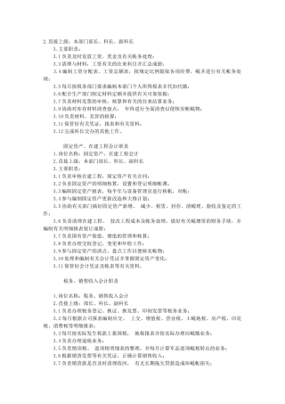 全新岗位职责大全2(180个共191