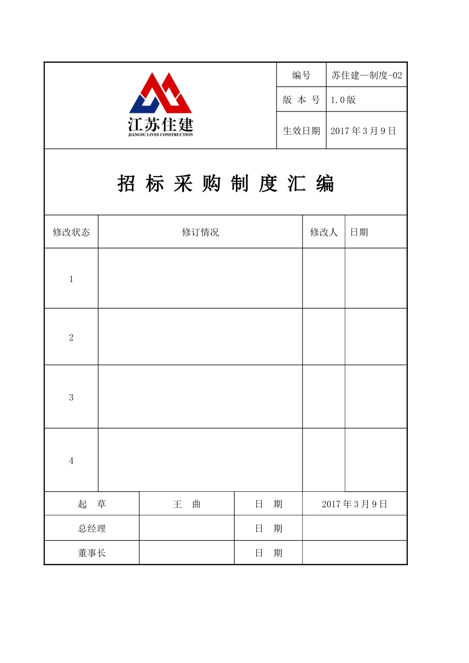 江苏省住建集团有限公司招标采购手册_第2页