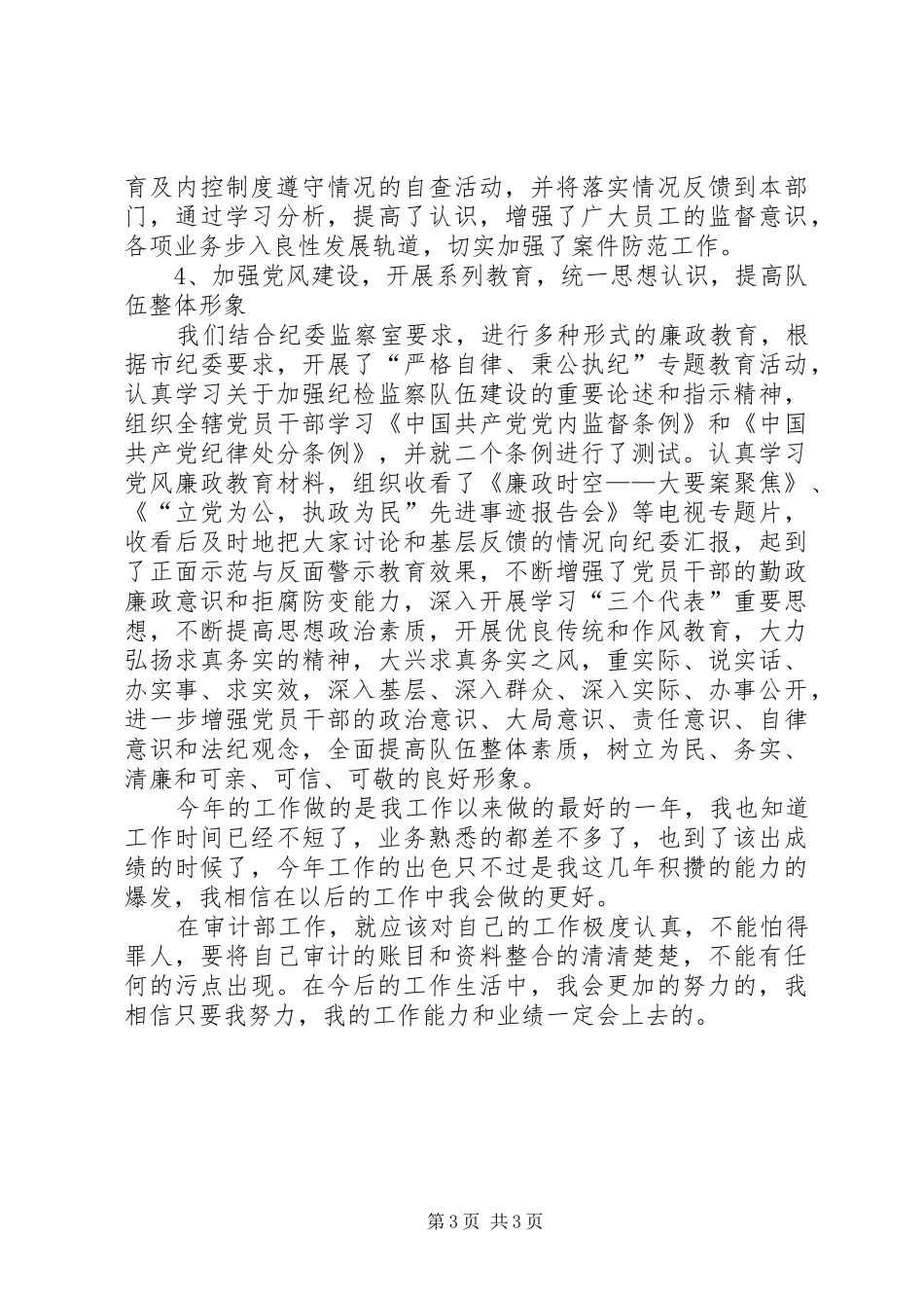 监察审计部个人总结总结_第3页