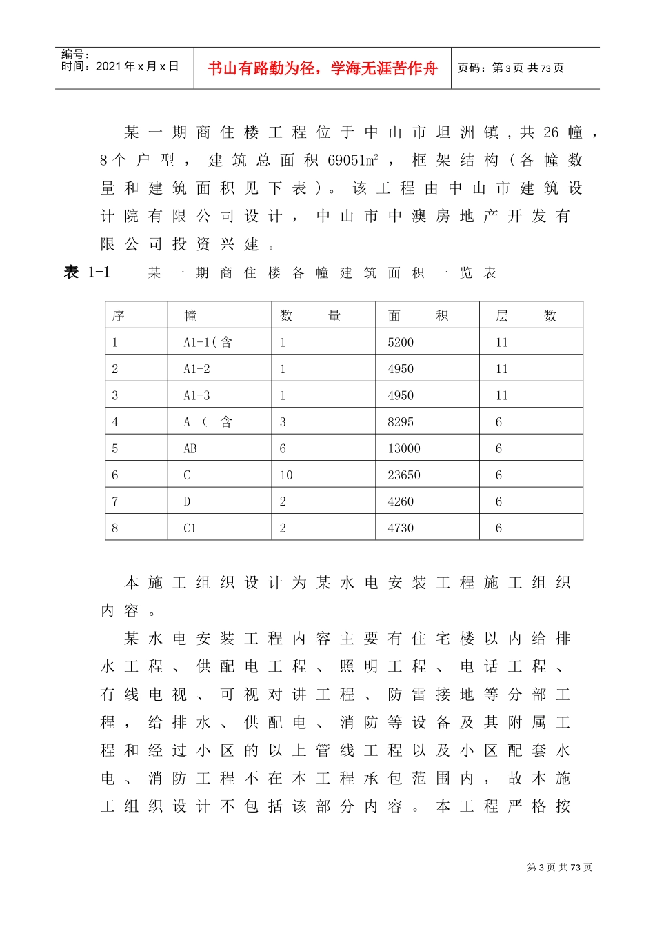 水电安装施工组织设计_2(DOC48页)_第3页