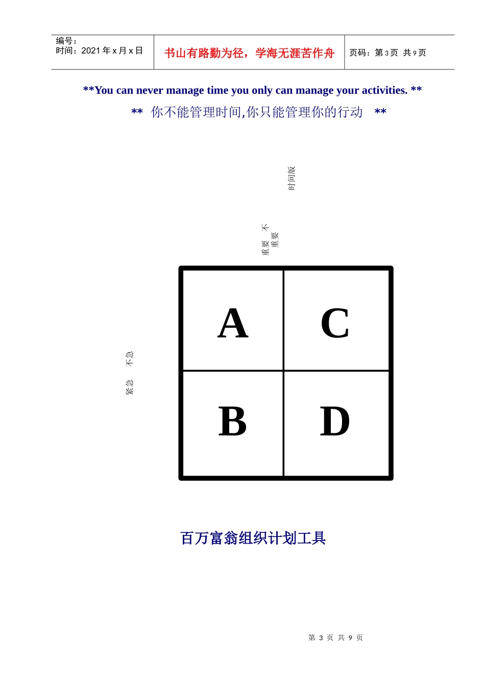 正确的时间管理观念_第3页