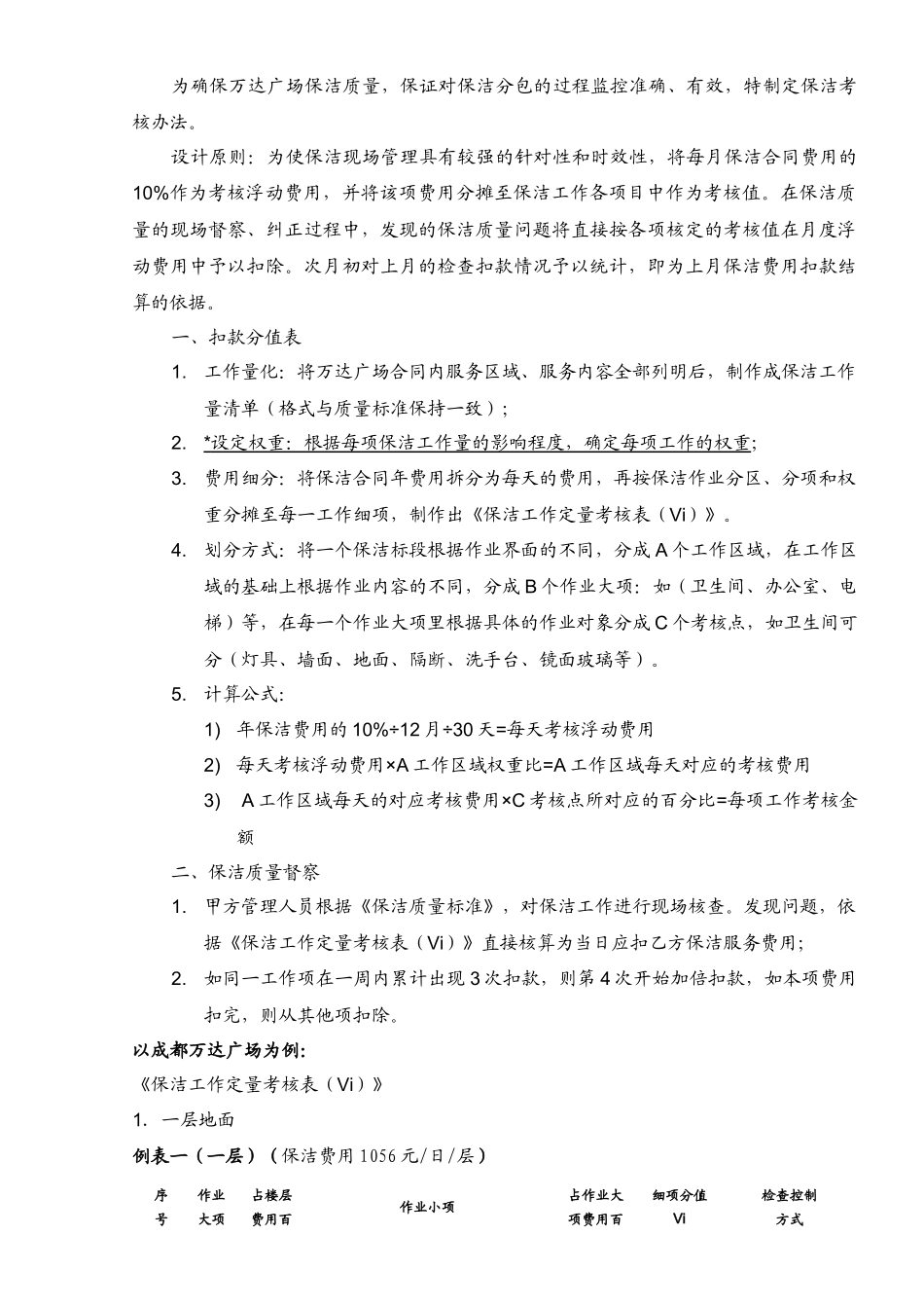 人力资源-003.保洁定量考核办法_第1页