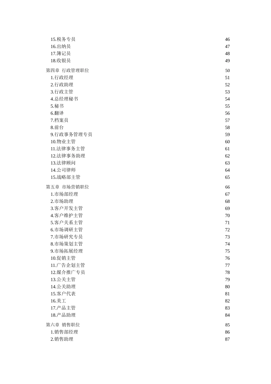 [HRM-岗位分析]职位说明书大全_第3页