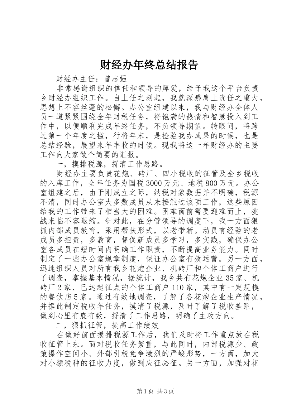 财经办年终总结报告_第1页