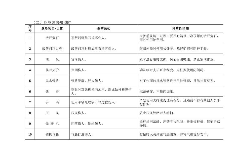 岩炮掘岗位描述(补)XXXX年2月19日_第2页