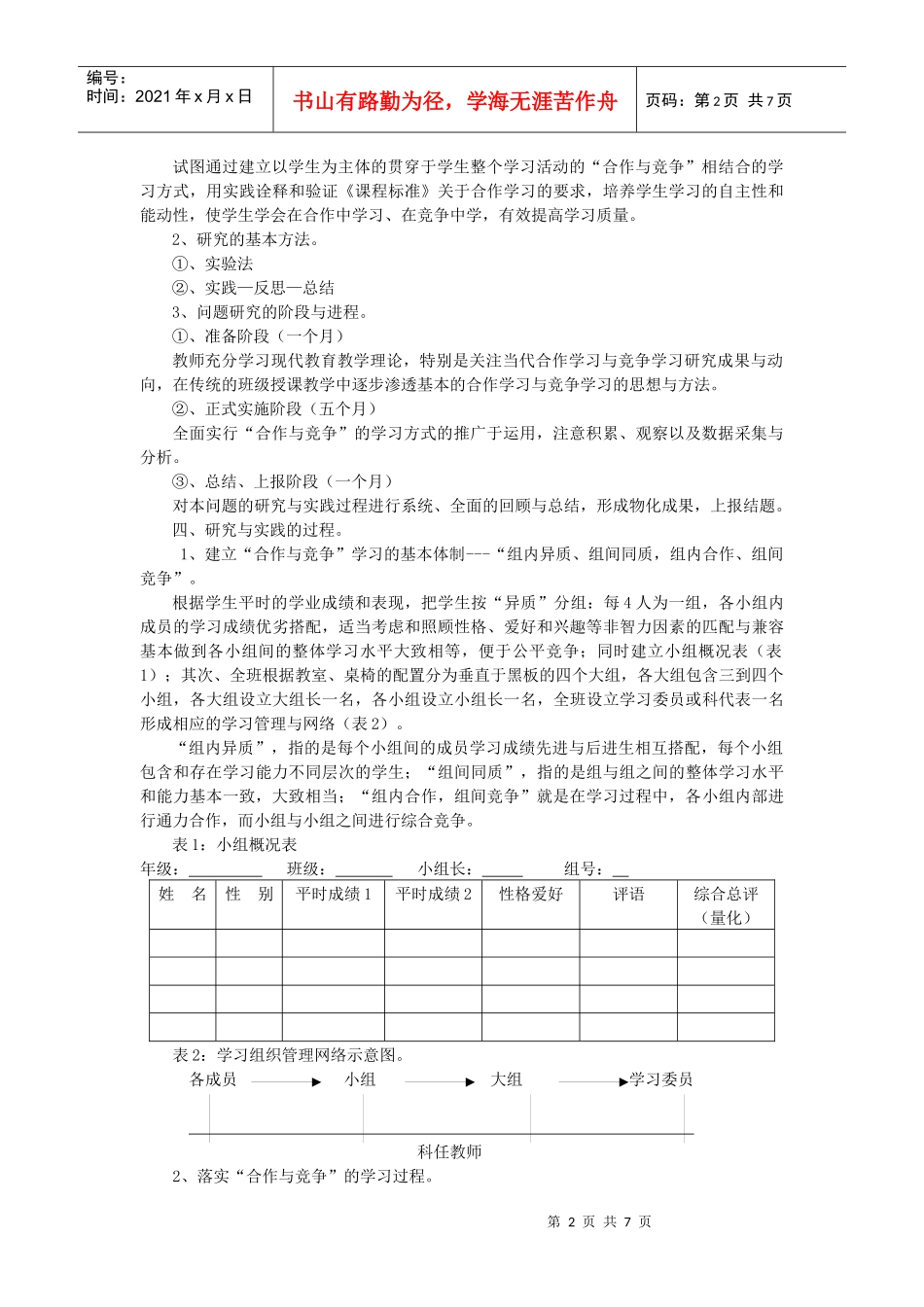 民族地区语文教学中“合作与竞争”学习方式的建立与评价_第2页