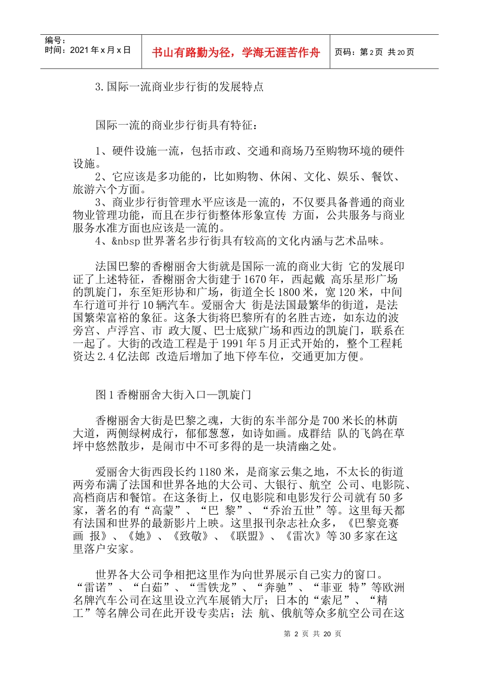 步行街开发与策划-商业步行街策划与经营创新_第2页