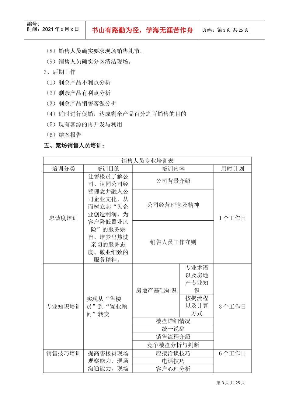 案场经理工作手册与管理制度_第3页
