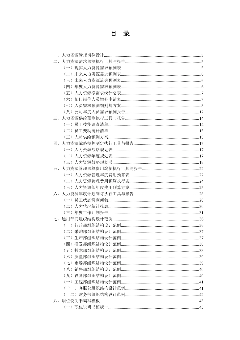 人力资源-XXXX人力资源管理工作细化执行与模板_第2页