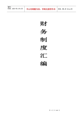 永乐家电连锁企业财务管理手册