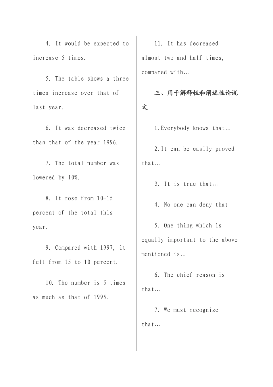 四六级写作“加分”的精彩好句_第3页