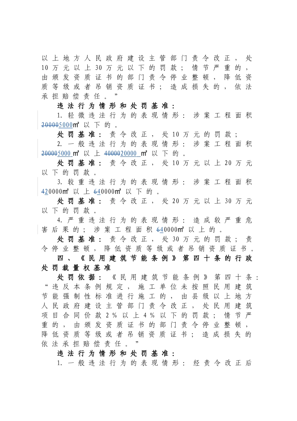 住房与城乡建设厅行政处罚裁量权基准_第3页