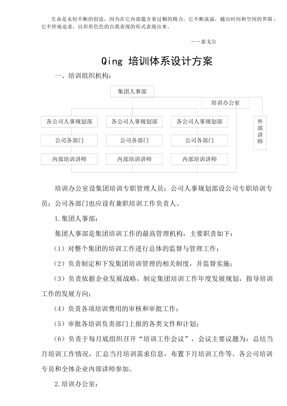 人力资源-FpcqmqQing 培训体系设计方案( 26)_第1页
