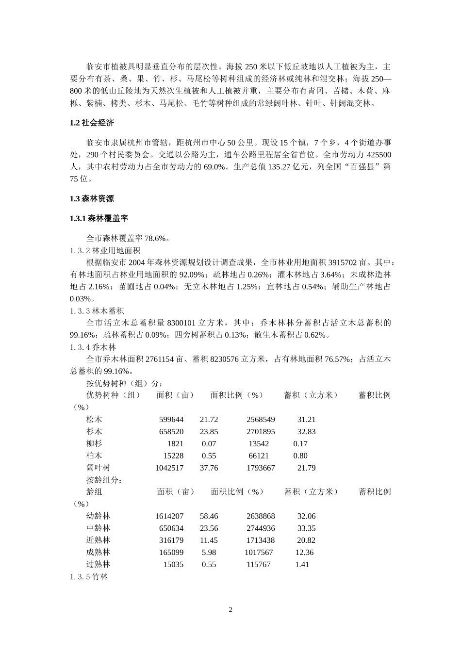 森林经理学课程实习报告_第2页