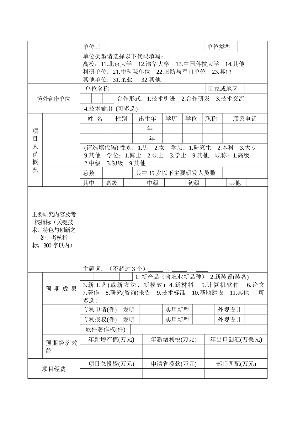 江苏省科技成果转化专项资金项目建议书(DOC 19)_第3页