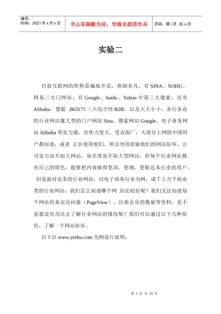 椰树网网站专业性诊断评价