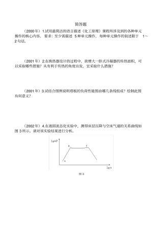 中国石油大学(华东)历年复试简答题整理(直接打印)