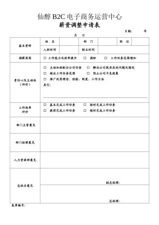 人事表格汇总详单